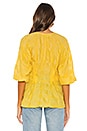 view 4 of 5 The Michela Blouse in Lemon Yellow