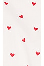 view 5 of 5 The Adeline Top in Red Mini Heart