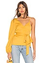 view 1 of 4 The Camila Blouse in Pineapple Yellow