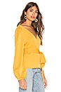 view 2 of 4 The Camila Blouse in Pineapple Yellow