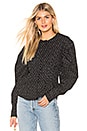 view 1 of 5 The Louise Blouse in Black Mini Dot