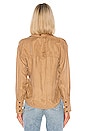 view 3 of 4 The Florinda Blouse in Honey Brown