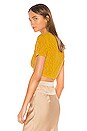 view 3 of 4 TOP CROPPED JACQUELINE in Marigold