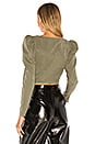 view 3 of 4 The Duffy Blouse in Olive Green