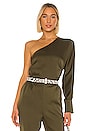 view 1 of 5 The Maura Top in Olive Green
