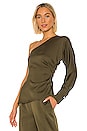 view 3 of 5 The Maura Top in Olive Green