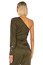 view 4 of 5 The Maura Top in Olive Green