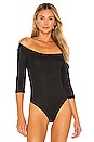view 2 of 5 The Courtlyn Bodysuit in Black