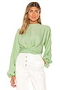 view 2 of 5 The Dorothei Top in Nile Green