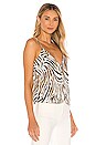view 2 of 4 The Pierette Cami in White Tiger