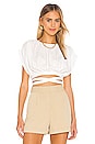 view 1 of 5 The Addie Crop Top in White