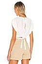 view 3 of 5 The Addie Crop Top in White