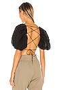 view 4 of 5 The Lealia Crop Top in Black