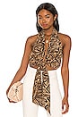 view 1 of 4 The Kathryn Top in Tan Abstract Tiger