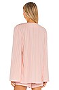 view 3 of 5 Loose Pajama Top in Blush