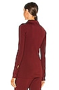 view 3 of 4 The Eulalie Blouse in Red Wine