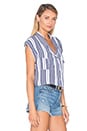 view 2 of 4 BLOUSE CROPPED THE SAFARI in Sailor Stripe