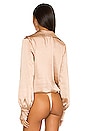 view 4 of 5 Raquel Bodysuit in Champagne