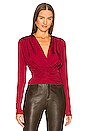 view 1 of 4 Gamel Top in Burgundy