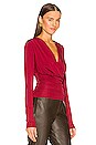 view 2 of 4 Gamel Top in Burgundy
