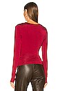 view 3 of 4 Gamel Top in Burgundy