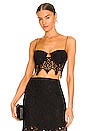 view 1 of 4 Leila Lace Top in Black