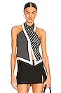 view 1 of 4 Orla Halter Top in Black Multi Dot