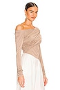 view 2 of 5 Luciana Top in Taupe