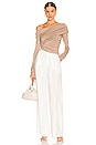view 5 of 5 Luciana Top in Taupe