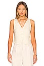 view 1 of 4 Logan Vest in Beige