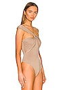 view 3 of 5 Delphine Bodysuit in Taupe