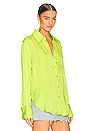 view 2 of 4 Lenae Shirt in Lime Green