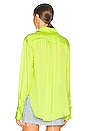 view 3 of 4 Lenae Shirt in Lime Green
