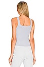 view 3 of 4 Garner Peplum Tank in Pale Blue