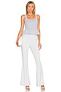 view 4 of 4 Garner Peplum Tank in Pale Blue