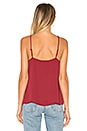 view 3 of 4 The Button Cami Blouse in Cabernet