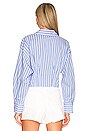 view 3 of 4 The Ismini Top in Blue & White Stripe