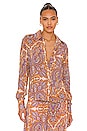view 2 of 5 Palma Blouse in Aria Multi Paisley