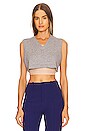 view 1 of 4 COLETE CROPPED DECOTE V SAGEN in Heather Grey