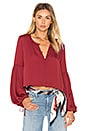 view 1 of 5 The Airy Blouse in Cabernet