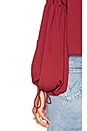 view 5 of 5 The Airy Blouse in Cabernet