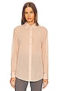 view 1 of 4 Sheer Buttondown Top in Flesh Nude