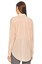 view 3 of 4 Sheer Buttondown Top in Flesh Nude