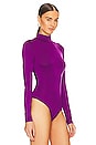 view 3 of 5 The Zelie Bodysuit in Grape Purple