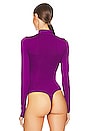 view 4 of 5 The Zelie Bodysuit in Grape Purple