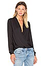 view 1 of 5 BLUSA THE SURPLICE in Black