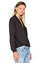 view 2 of 5 BLUSA THE SURPLICE in Black