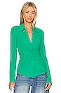 view 1 of 4 The Amarine Top in Parrot Green