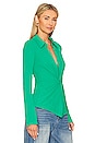 view 2 of 4 The Amarine Top in Parrot Green