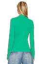 view 3 of 4 The Amarine Top in Parrot Green